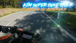 KTM 1290 R Super Duke | Twisties in Austria 4 | SC Project [4K] | Duke 1290 Sound