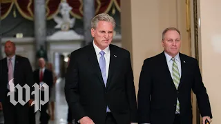 Republican Minority Leader McCarthy reacts to impeachment announcement