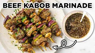 BEST EVER Beef Kabob Marinade