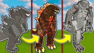 КАК МЕНЯЛАСЬ ГОДЗИЛЛА И ЕГО ЖИЗНЕННЫЙ ЦИКЛ В МАЙНКРАФТ Godzilla Minecraft