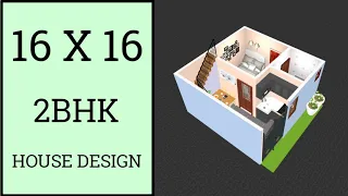 16 x 16 शहर के लिए मकान का नक्शा ll 256 Sqft Ghar Ka Naksha ll 16 x 16 House Plan