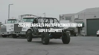 2022 POLARIS RZR PRO XP4 ULTIMATE SUPER GRAPHITE