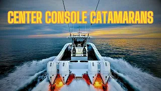 INSIDE the MOST EXPENSIVE Center Console Catamarans | High Performance Center Console Catamarans