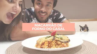 COMO FAZER MACARRÃO COBERTO DE BERINJELA MARAVILHOSO | TODO PREPARADO NO FORNO