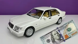 100$ diecast Mercedes W140 S320 (Norev) #Shorts