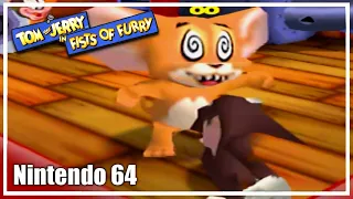 Tom and Jerry in Fists of Furry 100% Nintendo 64 Longplay Walkthrough (Hard Mode)