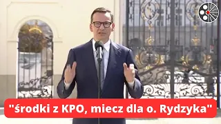 [TVN]: "środki z KPO, miecz dla o. Rydzyka" - M. Morawiecki i P. Gliński odpowiadają