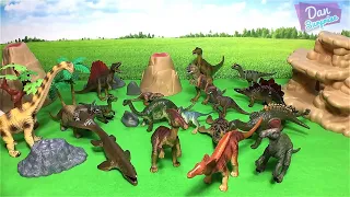 New Dinosaurs Collection - Brachiosaurus, Stegosaurus, T-Rex, Spinosaurus, Amargasaurus, Iguanodon