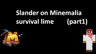 Minemalia survival lime Slander part-1| HCAman |