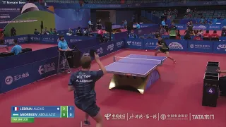 2 funny points and a nice rally from Alexis Lebrun at WTTC 2022