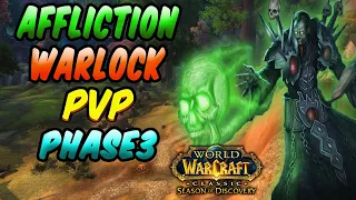 PvP Phase 3 | Season of Discovery | Affliction Warlock POV | WOW Classic | Arathi Basin l #warlock