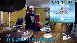 Iron Maiden - The Evil That Men Do - Nicko McBrain DRUMCOVER by EDO SALA