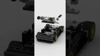 LEGO Ford Mustang Hoonicorn V1 🚘 Satisfying Building Animation #shorts