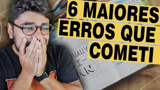 6 Maiores ERROS Que Cometi Estudando Para Concursos