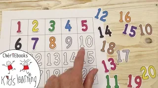Learn 1 to 20 in English | How to Write Numbers | Counting Numbers 1to20 Toddler, Preschooler, Kids