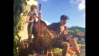 Vince Lee & Sophie Lord playing some Tom Waits on the front porch