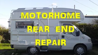 MOTORHOME CARAVAN REAR END REPAIR