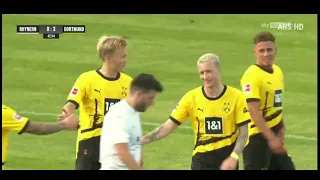 Julian Rijkhoff goal vs Westphalia Rhynern pre season Friendly Westphalia Rhynern vs BVB