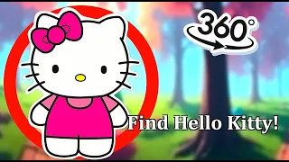 Can You Find Hello Kitty? Challenge in VR 360° 4K Hide and Seek