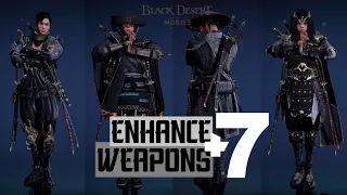 Black Desert Mobile | Enhancing my Weapons to +7