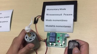 DIY Control:433Mhz Wireless RF Switch DC12V Relay Receiver DC Motor Forward and Reverse Controller