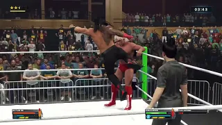 WWE 2K23 Fantasy Wrestling Ric Flair vs Roman Reigns