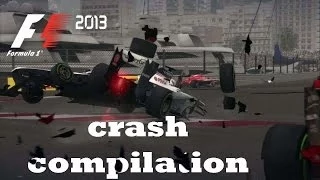 Formel 1 2013 F1 - Crash Compilation [ HD ]