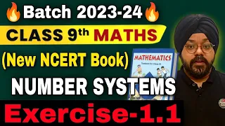 Number Systems | 2023-24 | Class 9 Maths chapter 1 | Exercise 1.1 | New NCERT Book | Class 9 Maths