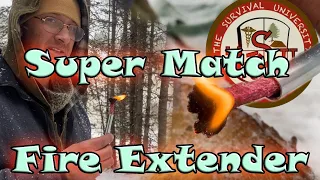 Super Match Fire Extender - How to make a long burning match for an time you need to start a fire.