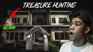 HAUNTED HOUSE TREASURE HUNTING ng Billionaire Gang!!