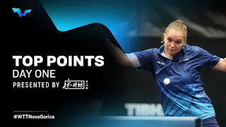 Top Points of Day 1 presented by Shuijingfang | WTT Contender Nova Gorica 2022