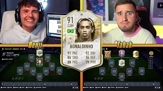 😍 RONALDINHO 91 ICON SQUAD BUILDER BATTLE (endet irgendwie ganz ganz komisch) FIFA 22