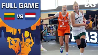 Lithuania v Netherlands | Women | Full Ticket Game | FIBA 3x3 Europe Cup Israel Qualifier 2022