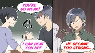 ［Manga dub］My annoying classmate looked down on me so I trained my body and fought back.