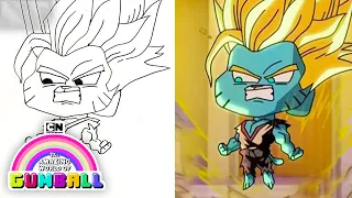 Super Saiyan Gumball Drawing Challenge | The Amazing World of Gumball | Cartoon Network