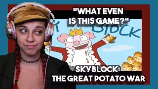 Bartender Reacts to Skyblock: The Great Potato War by Technoblade