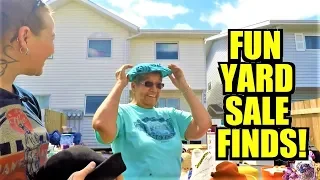 Ep214: FANTASTIC VINTAGE YARD SALE FINDS! - The ORIGINAL GoPro Yard Sale Vlog!