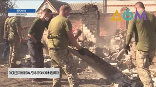 Пожары в Луганской области: горит более 20 тыс. га