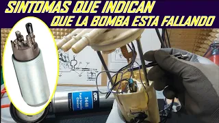 Sintomas de falla intermitente de la Bomba de Gasolina y tips de diagnostico