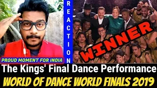 The Kings' Hip-Hop Crew of #INDIA #REACTION Video | Winner World of Dance World Finals 2019 | #Oyepk
