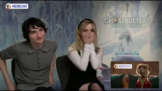 Meerchat: Aleksandr meets Ghostbusters Finn Wolfhard & McKenna Grace │ Compare the Market