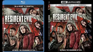 Resident Evil Welcome to Raccoon City Blu-ray vs 4K Blu-ray Comparison (HDR version)