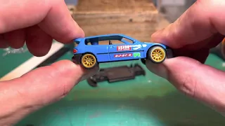 Hotwheels Honda civic custom / wheels swap