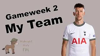 FPL My Gameweek 2 Team