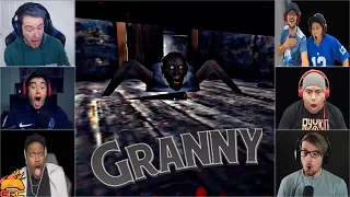 Gamers Reactions to the Granny JUMPSCARE | Granny