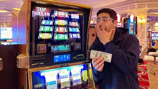 I RISKED IT ALL On This Top Dollar Slot Machine In Las Vegas!💵