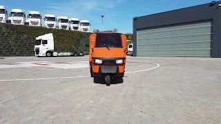 Piaggio Ape 50 Van Orange