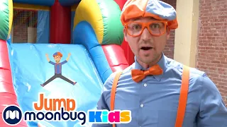 Amy's Playground - Excercise | @Blippi | Moonbug Literacy