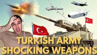 Italian Reaction to 🇹🇷 Army | TOP 10 Newest Weapons of Turkey That Shocked The World 🚀