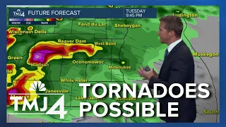 Severe storms, tornadoes possible in Southeast Wisconsin